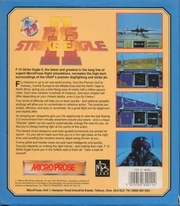 F-15 Strike Eagle II_Disk2 box cover back